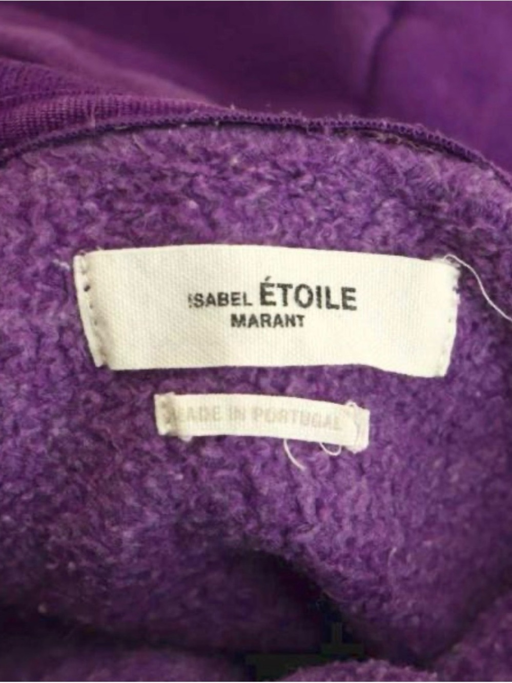 Isabel Marant Miley Purple Logo Hoodie - Picture 7 of 10